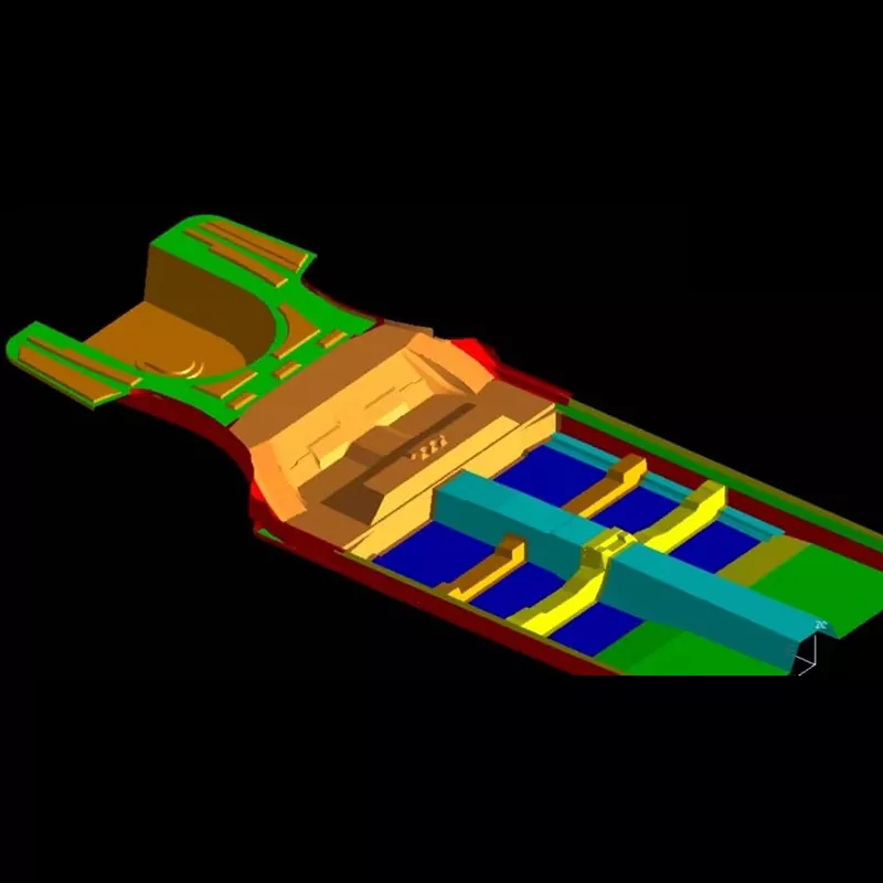 Μήτρα σφράγισης συναρμολόγησης δαπέδου αυτοκινήτου