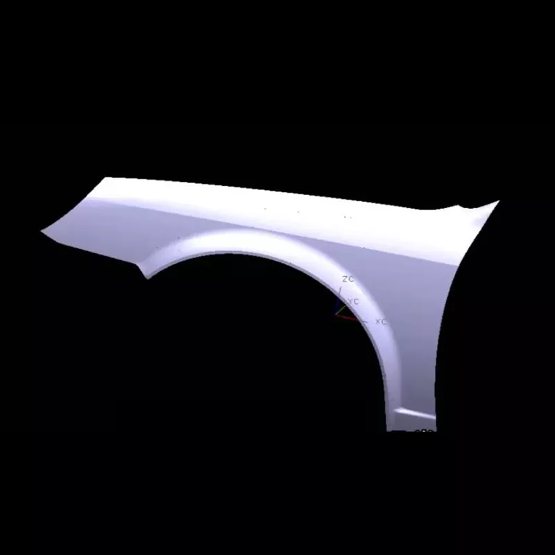 Μήτρα σφράγισης με αριστερό φτερό αυτοκινήτου