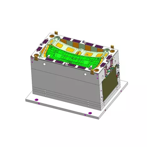 Καλούπι έγχυσης πλαισίου επένδυσης πίσω πόρτας αυτοκινήτου